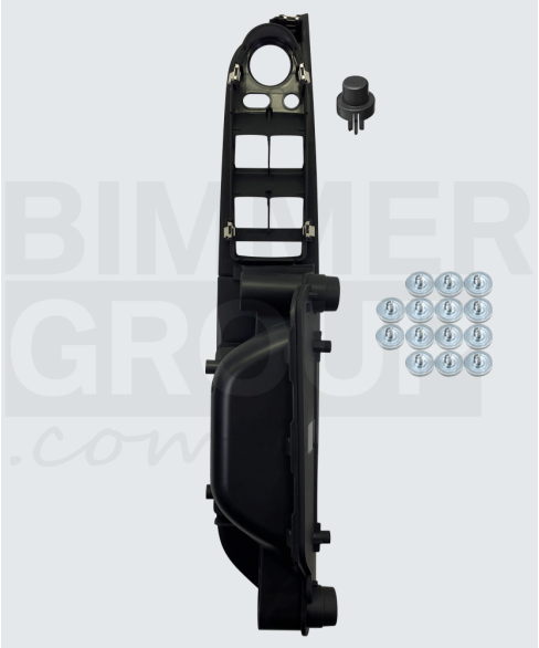 Maçaneta da porta do lado do condutor preta para BMW Série 3 (E90/E91)