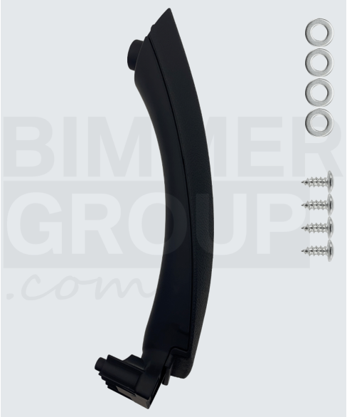 Maçaneta da porta traseiro direito preta para BMW Série 3 (E90/E91)