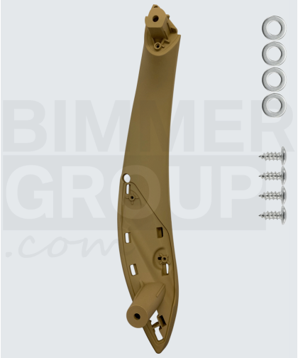 Maçaneta da porta bege do lado do condutor para BMW Série 3, Série 4, M3, M4 (F30/F31/F32/F33/F34/F36 F80/F82/F83)