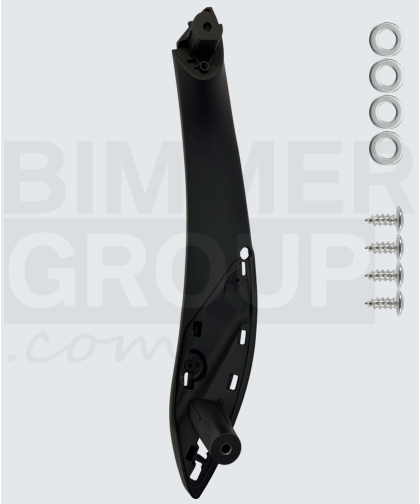 Maçaneta da porta preta do lado do passageiro para BMW Série 3, Série 4, M3, M4 (F30/F31/F32/F33/F34/F36 F80/F82/F83)