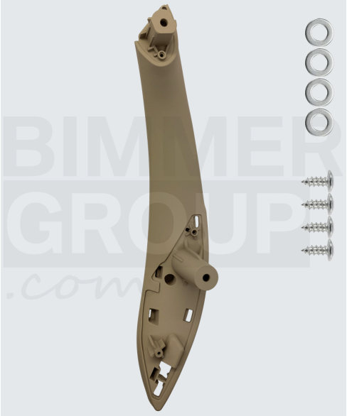 Maçaneta da porta traseiro direito oyster para BMW Série 3, Série 4, M3, M4 (F30/F31/F34/F36/F80)