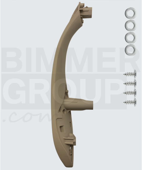 Maçaneta da porta traseiro direito oyster para BMW Série 3, Série 4, M3, M4 (F30/F31/F34/F36/F80)