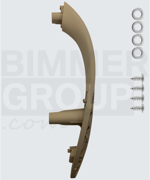 Maçaneta da porta traseiro direito oyster para BMW Série 3, Série 4, M3, M4 (F30/F31/F34/F36/F80)
